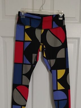 Brooks Geometric Leggings Women's Sz Small Athletic wear, Running Exercise